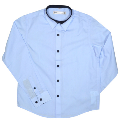 Рубашка школьная для мальчика Deloras С71738 голубая 1